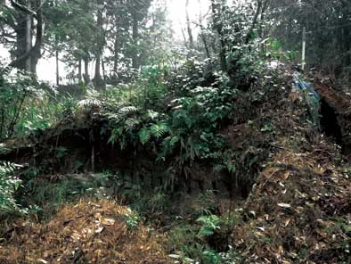 上村焼窯跡・灰塚